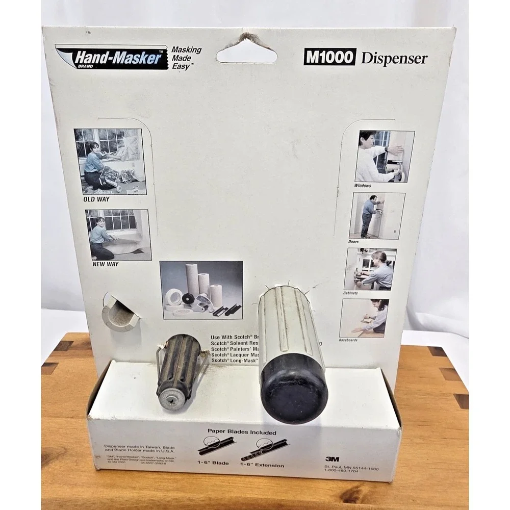 3M Hand-Masker M1000 Dispenser New Old Stock Vintage 2001 Made USA/Taiwan Rare!